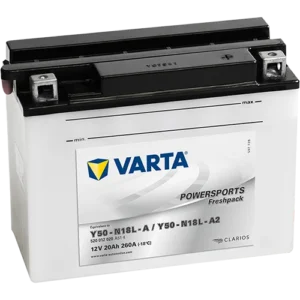 BATERIE MOTO VARTA POWERSPORTS FRESHPACK 20Ah 520 012 020