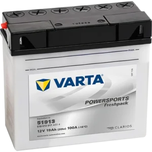 BATERIE MOTO VARTA POWERSPORTS FRESHPACK 19Ah 519 013 017