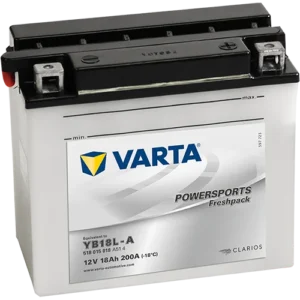 BATERIE MOTO VARTA POWERSPORTS FRESHPACK 18Ah 518 015 018