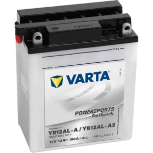 BATERIE MOTO VARTA POWERSPORTS FRESHPACK 12Ah 512 013 012