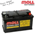 BATERIE AUTO MOLL KAMINA START 80Ah 580 075 068